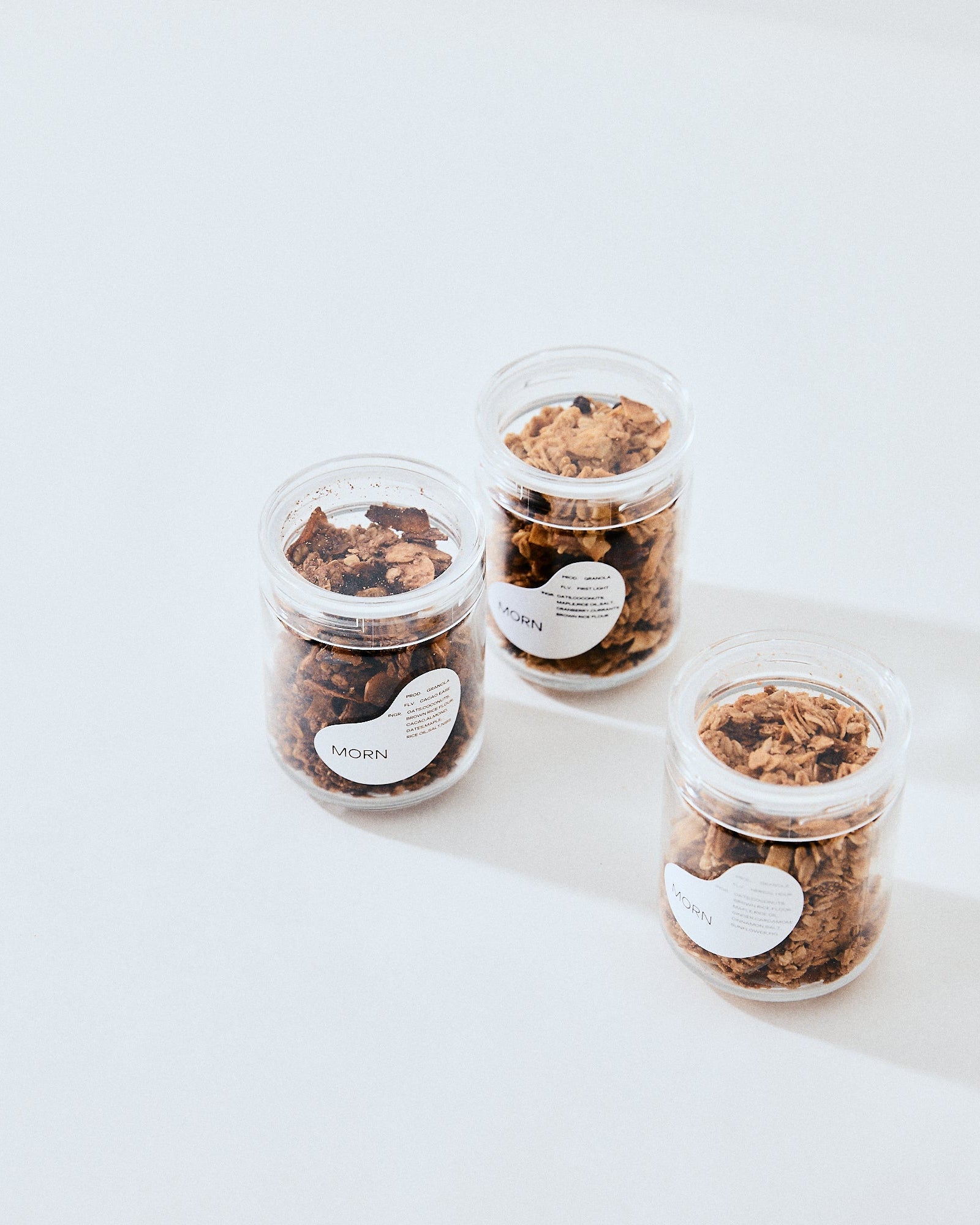 MORN Gift Box 　 Granola Jar Trio（瓶3本セット）