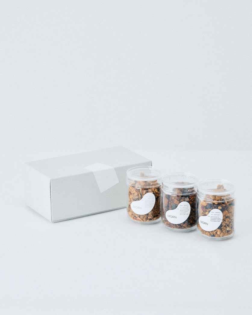 MORN Gift Box 　 Granola Jar Trio（瓶3本セット）